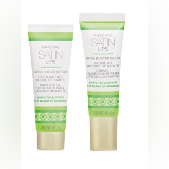 Mary Kay White Tea & Citrus Satin Lips set .3oz - Picture 1 of 5